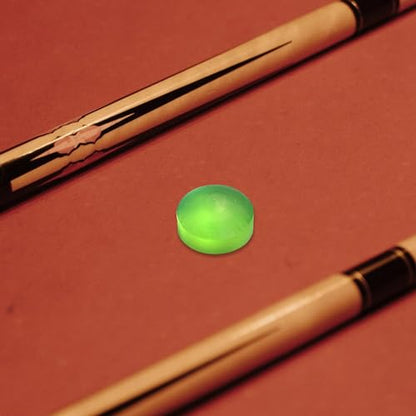 DYNWAVE Billiard Pool Cue Tip Billiard Pool Cue Stick Tips Break Jump Tip 14.5mm Glue on Replacement Repair Sturdy Billiards Cue Tip - color: green