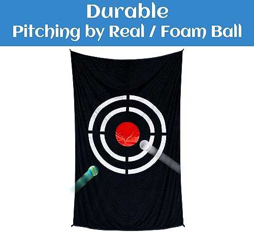 Golf Target Cloth for Net Replacement - Enthusiasts and Professional Golfers Practice Training Aids for Garage/Backyard - style: 5X3FT Golf Target