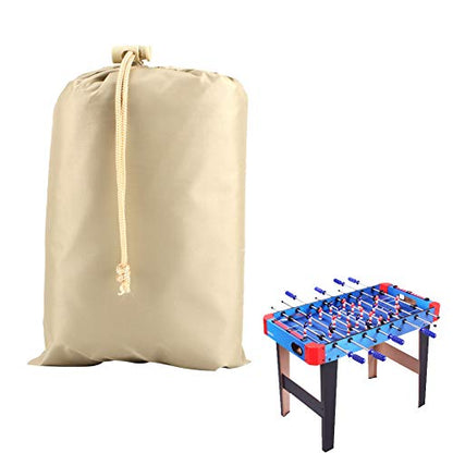 Billiard Table Cover Water | 210D Oxford Fabric Particle Barrier & Weather Defiant | Protective Layer for Pool Tables / Patio Furniture | 142x132x38cm
