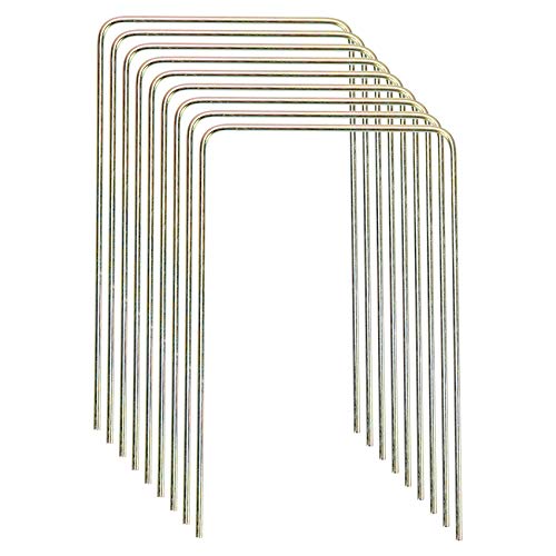 ApudArmis Deluxe Size Croquet Wickets, Set of 9 Colorful Square Arrow Wickets Replacement for 35In & 32In &28In Croquet Lawn Backyard Outdoor Game (10.6In Height & 6.7In Width) - size: Deluxe Szie for 28‘’ & 32‘’ &35‘’ Croquet