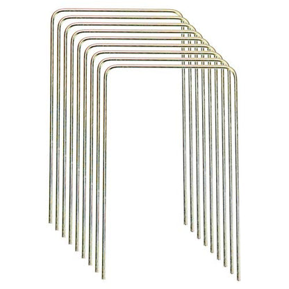 Deluxe Croquet Wickets, 9 Colorful Square Arrow Wickets - 10.6" x 6.7" Replacement Set for Six Players Croquet Sets - size: Deluxe Size