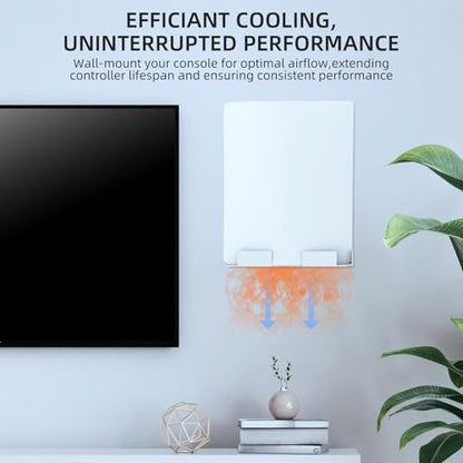 Wall Mount Storage Bracket Organizers for Game Console & Display Space Saving Designs Easy Installation Multifunctional