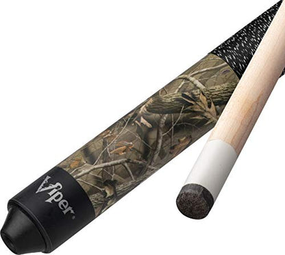 Viper Signature 57" 2-Piece Billiard/Pool Cue, Realtree Hardwoods HD Camo, 19 or 20-Ounce (Weight Will Vary)