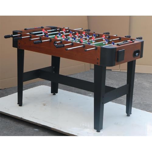 Virubi Foosball Table, 48 Inch Soccer Game Table with Adjustable Weight, Steel Sporty Design Football Table for Kids Adult Family Indoor Games