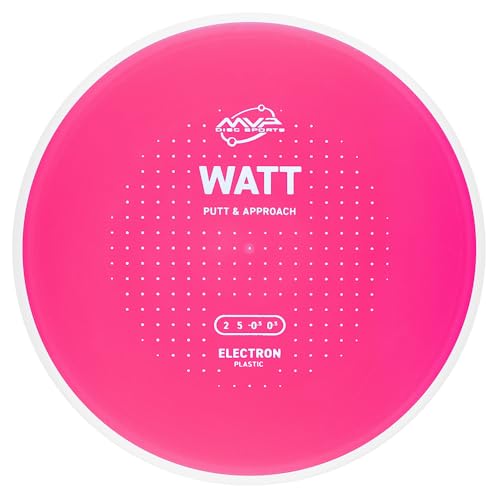 MVP Disc Sports Electron Watt Disc Golf Putter (Choose Your Firmness/Colors May Vary) - size: 165-170g, style: Medium