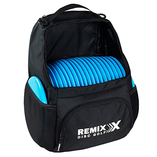 Remix Disc Golf Starter Backpack Disc Golf Bag - Black
