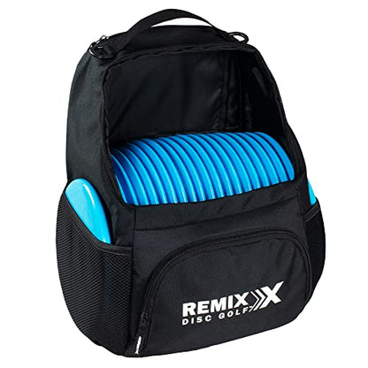 Remix Disc Golf Starter Backpack Disc Golf Bag - Black