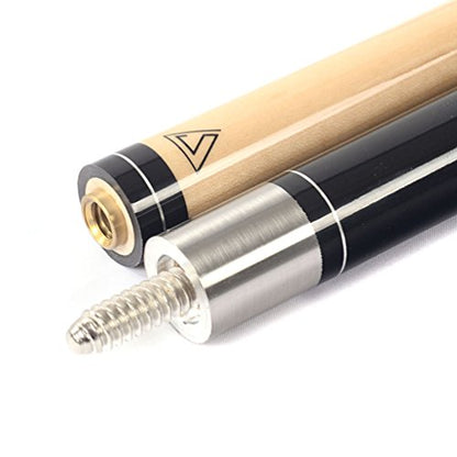 CUESOUL 19oz Pool Cue Sticks with Hard Pool Cue Case - color: E202-E203
