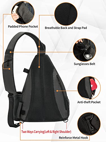 MYQ MOYAQI Disc Golf Bag with 10-12 Capacity, Backpack Retriever Holder and Storage Pockets, Padded Adjustable Strap Back Panel, Lightweight Durable(Grey) (MYQ-A02Y210010-Grey)