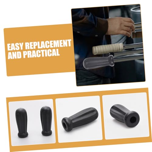 2Pcs Plastic Foosball Table Handles Comfortable Grip Replacement for Table Soccer Rods Easy to Install Enhanced Control for Better Gameplay