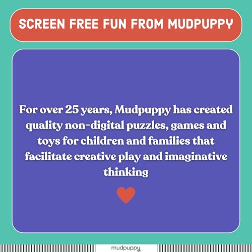 Mudpuppy Wild Wobble! – Colorful Wooden Tumbling Tower Game, 4 Across, Great for Small Hands, Ages 3+