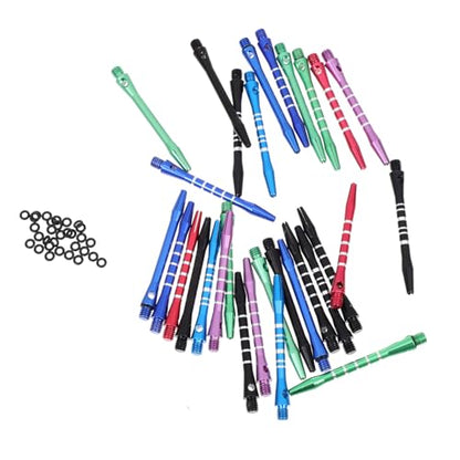 Abaodam 1set Lightweight Aluminum Alloy Dart Shafts Portable Metal Dart Stems Accessories for Enhanced Control and Durability