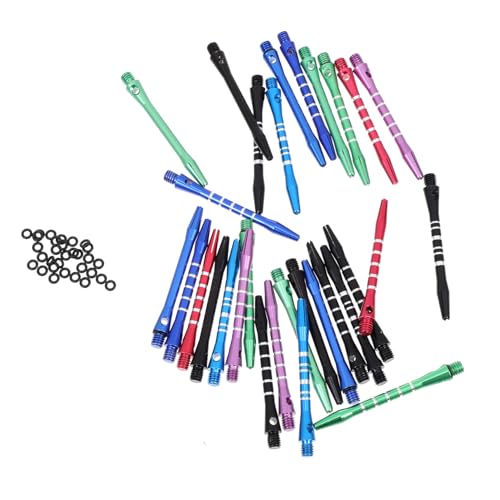 Abaodam 1set Lightweight Aluminum Alloy Dart Shafts Portable Metal Dart Stems Accessories for Enhanced Control and Durability