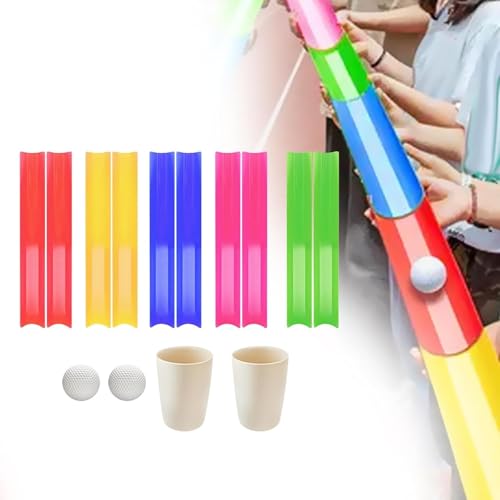 Pipeline Team Building Activity, Outdoor Youth Sports, Golf Balls with Storage Bag for Adults, L 5.5cm Width - size: L 5.5cm Width
