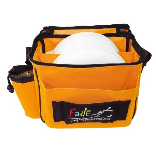 Gotta Go Gotta Throw Fade Lite & Fade Crunch Disc Golf Starter Bags – Lightweight, Durable, & Spacious – Perfect for Beginners, Casual Players, and Glow Rounds - color: Lite | Orange