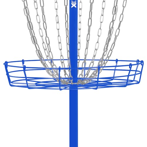 Remix Practice Basket for Disc Golf - Choose Your Color and Style - style: Single Chain - Royal Blue