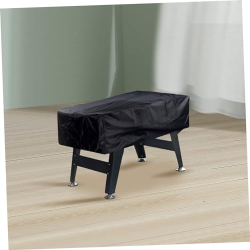 BESPORTBLE Foosball Table Cover Protective Cover for Indoor Football Table Easy to Install Fits Standard Black