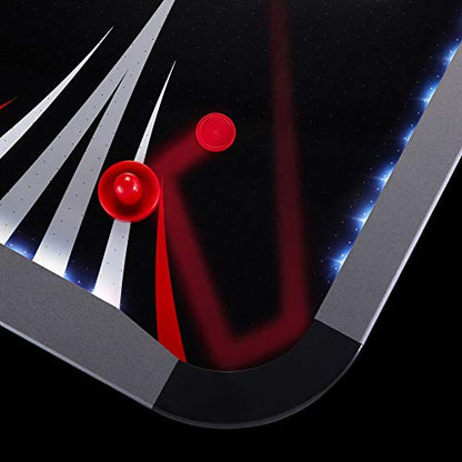 Fat Cat Volt 7 Foot LED Air Hockey Table for Adults with Dual Motor, Automatic Scoring, Music System, Hockey Table with Light Up Playfield