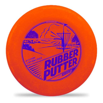 Lightning Disc Golf 3-Disc Set – Rubber Putter (2 | 3 | 0 | 0.5), #2 Hookshot (6 | 5 | -1 | 2), #1 Driver (7 | 4 | -2 | 2) – Sure Grip Plastic for Beginners - Contains a Driver, Midrange & Putter