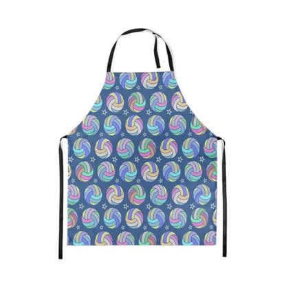 Manfei Volleyball Kids Kitchen Apron - color: Colorful