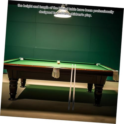 Toyvian Shorty Pool Cues Billiard Cue Stick Maple for Home Use Compact Design for Safe and Fun Billiards Experience