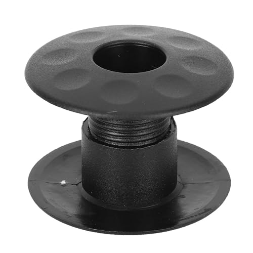 10 Pair Foosball Machine Bushings,48.5mm OD x 15.8mm ID Threaded Structure Foosball Table Parts, Light Weight Table Football Bushings Rods, Black