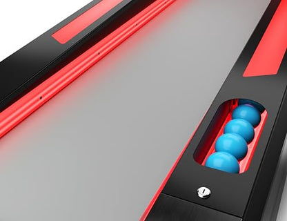 Skee-Ball Glow - Illuminating Arcade Table Machine Game for Home Basement Recreation Room - Nostalgic Classic Fun of Roll and Score - Made in The USA