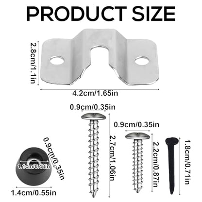 Dartboard Mounting Bracket Kit, Dart Board Hanging Kit for Wall Dartboard Holder Hanger Screw Hook Set Dart Games Accessories
