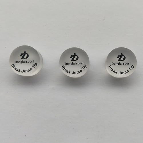 3pcs Packed14mm Billiard Break Cue Tip/Jump Cue Tip,Polymer Material for Durable use, Professional Billiard Accessories for Player