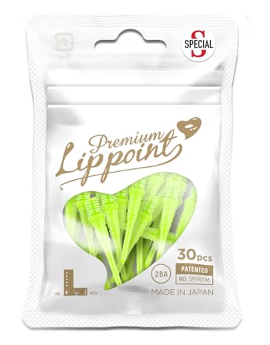 L-style Premium Lippoint - Soft Tip Dart Points - Regular Length - color: Neon Yellow