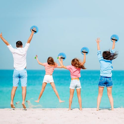 Ayeboovi Kids Toys Toss and Catch Ball Game 6 Paddles 3 Balls Outdoor Beach Pool Yard Games Toys for 3-12 Years Old Boys Girls Family Games Birthday Gift Easter Basket Stuffers for Kids - style: 6 Paddles 3 Balls