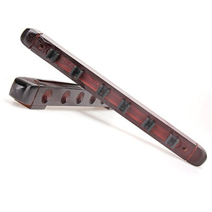 Pool Stick Holder, Wall Mounted 6 Cue Billiard Rack - Premium Solid Wood Cue Accessories