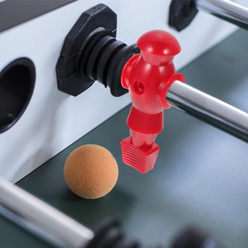 Veemoon Football Pool Player Replacement Set - 2Pcs Durable Resin Foosball Figures for Table Football Game Easy to Install and Colorful Design