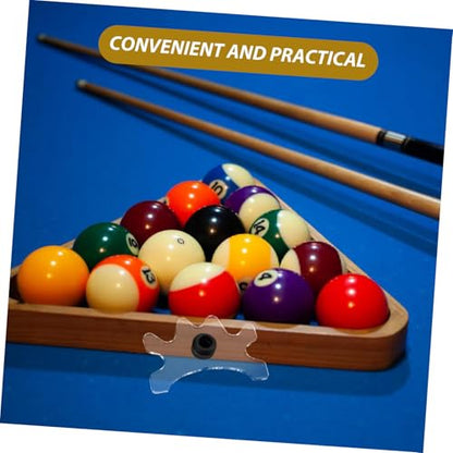 POPETPOP Billiards Accessories Pool Cue Holder Rack Freestanding Billiard Stick Holder Cue Chalk Rest