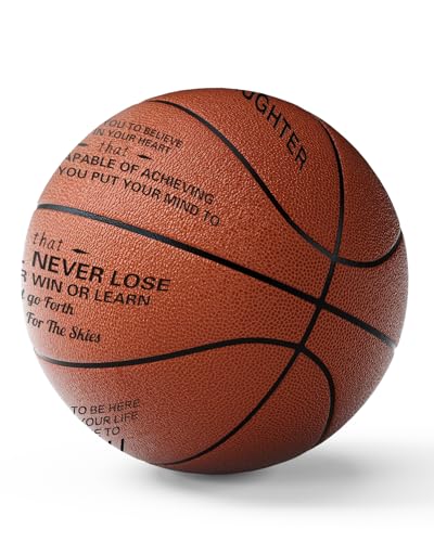 KAAYEE Engraved Basketball for Grandson, Engraved Basketball for Son from Mom Dad, Personalized 29.5" Basketballs Gifts, Custom Christmas Birthday Graduation Back to School Gift for Son from Mom Dad - color: to Granddaughter