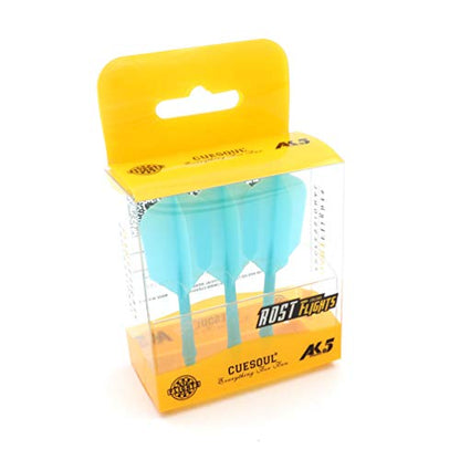 CUESOUL ROST Integrated Dart Shaft and Flights Medium,Slim Shape,Set of 3 - color: Blue