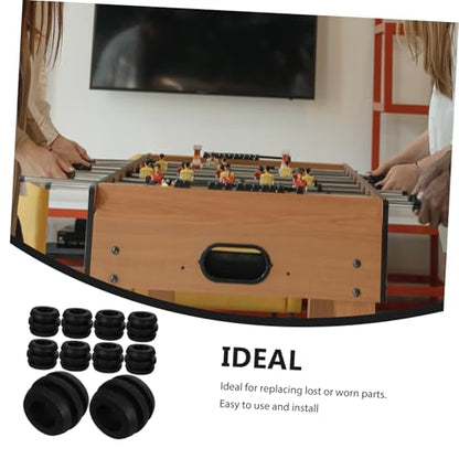 Abaodam 48pcs Foosball Table Bushings Plastic Replacement Parts for Table Football Bearings Compatible Standard Rods