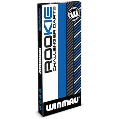 WINMAU Rookie Blue Softip (Plastic Tips) Brass Darts Set | Single or Multi Sets | Includes Flights and Shafts (Stems) | Exclusive Darts Booklet | Blue, Red and Green | - color: Red