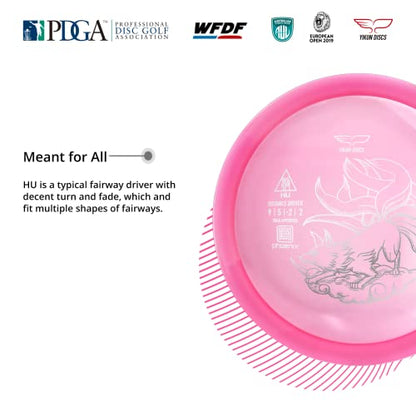Yikun Disc Golf Driver | Professional PDGA Approved Discs Golf|Distance Driver | 165-175g | Fairway Golf Disc Perfect for Outdoor Games and Competition - color: pink
