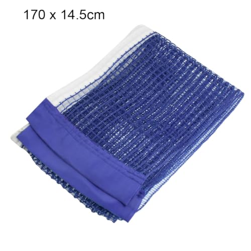 uxcell Nylon Table Tennis Replacement Net w Pull String 170 x 14.5cm Dark Blue
