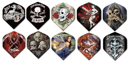 5 Sets (15 Flights) Alchemy Standard Size Dart Flights - Mixed Designs