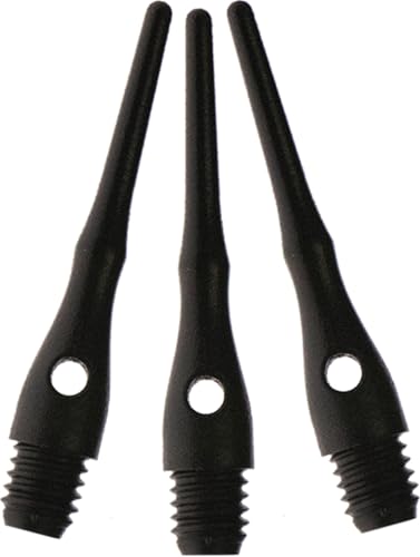 Viper Dart Accessory: Tufflex III 2BA Thread Soft Tip Dart Points (100 and 1000 Packs) - color: Black, size: 1000 Pack