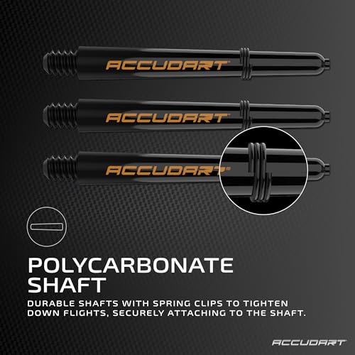 Accudart Soft Tip Dart Set 2.0 – Stainless Steel Barrel, Radial Grooves, Polycarbonate Shafts, Standard Flights, Tri‑Fold Storage Case – Includes Soft Tip Points