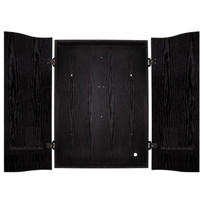 DMI Sports Black CricketPro Dartboard Cabinet | Designed for Arachnid 15.5” CricketPro 900, 800, 750, 650 Electronic Dartboards | Does Not Include Dartboard