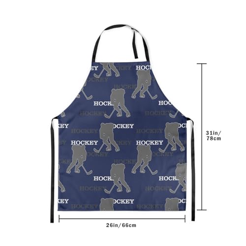 Manfei Ball Sports Kids Kitchen Apron - color: Dark Blue Gray