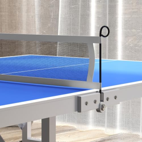 Mini Table Tennis Set, Children's Table Tennis Table, Suitable for Indoor and Outdoor Use, Foldable Table Tennis Table with Net, 2 Rackets, 3 Balls, Adjustable Feet, Easy to Assemble, Blue