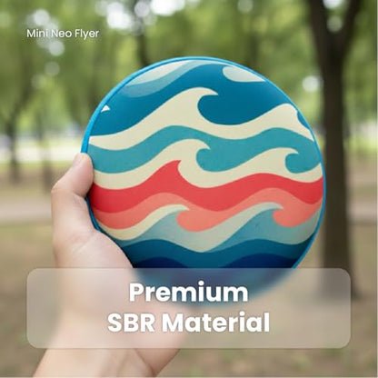 Soft Flying Disc Toy, Mini Lightweight SBR Foam Flyer, Flexible Safe Catch Flying Disc for Indoor Outdoor Play - style: C