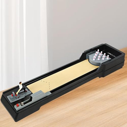 Tabletop Bowling Game Mini Bowling Set Desktop Bowling Toys Educational Toys Crafted from PP Material Suitable for Family Interaction Office