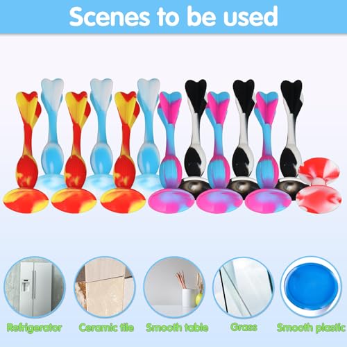 Outdoor Throwing Games Silicone Soft Darts Toys, 12Pcs Suction Cup Sticky Flying Darts, Fun Party Yard Game for Adults Kids, Beach Backyard Family Activity