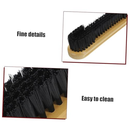POPETPOP 3pcs Billiard Table Brush Set Pool Table Cleaning Brushes for Felt and Rail Maintenance Soft Bristles for Billiards Supplies